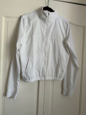 lululemon athletica White Crewneck Performance Top